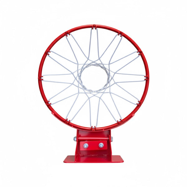 English Elm Basketball Wall Mount Hoop Steel Rim Heavy Duty Net Indoor Outdoor All Season Play W3087P379523