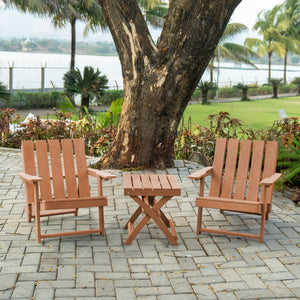 English Elm Seaview Recycled Hdpe Outdoor Folding Side Table Uv Resistant Patio Deck Use Teak B2745P409725
