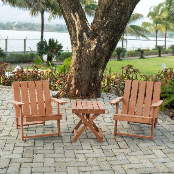 English Elm Seaview Recycled Hdpe Outdoor Folding Side Table Uv Resistant Patio Deck Use Teak B2745P409725