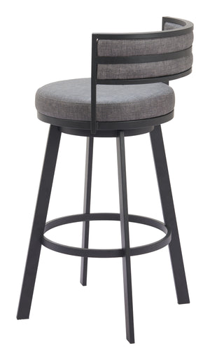 Gimsby Swivel Barstool Gray 110332 Zuo Modern