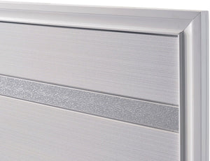 English Elm Contemporary White Panel Headboard King Bed With Storage Drawers - Stylish, Modern Bedroom Furniture B2741S00060