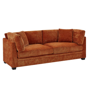 English Elm Christopher Knight Home® - 83.50" Modern Flared Arms Sofa with Chenille Upholstery, High-Density Cushions and Sturdy Legs Caramel N771P345835W