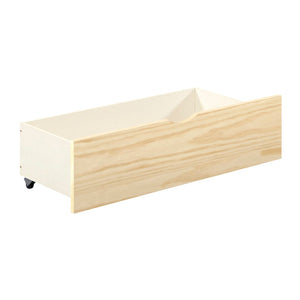 English Elm Daybed Solid Pine Wood Frame Transitional Sofa Sleeper for Studios and Guest Rooms B011S02450