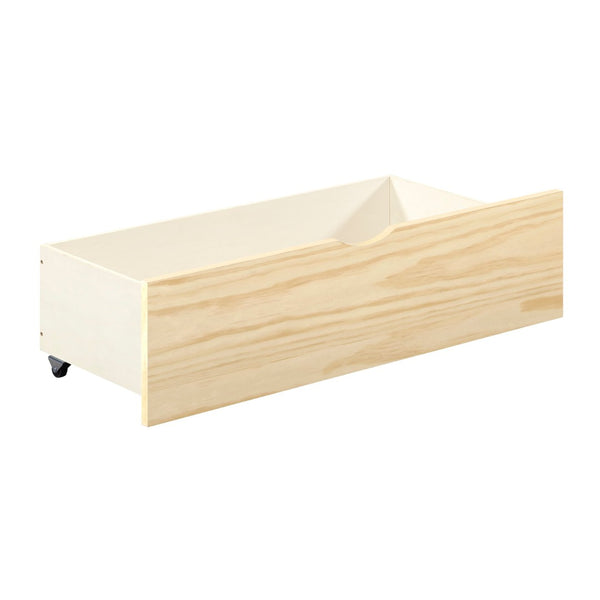 English Elm Daybed Solid Pine Wood Frame Transitional Sofa Sleeper for Studios and Guest Rooms B011S02450