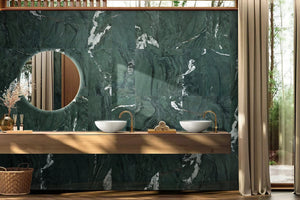 English Elm White Natural Marble Vessel Sink - Semi-Polished Elegance For Modern Bathrooms, 15.7" Diameter W1696P333277-GIGA