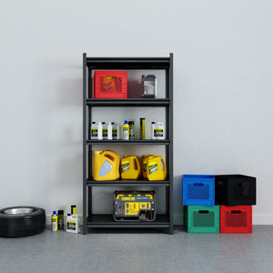 English Elm 63" Five-tier Heavy-duty Shelving Unit 2000lb Capacity Adjustable Garage Storage W1831P435618