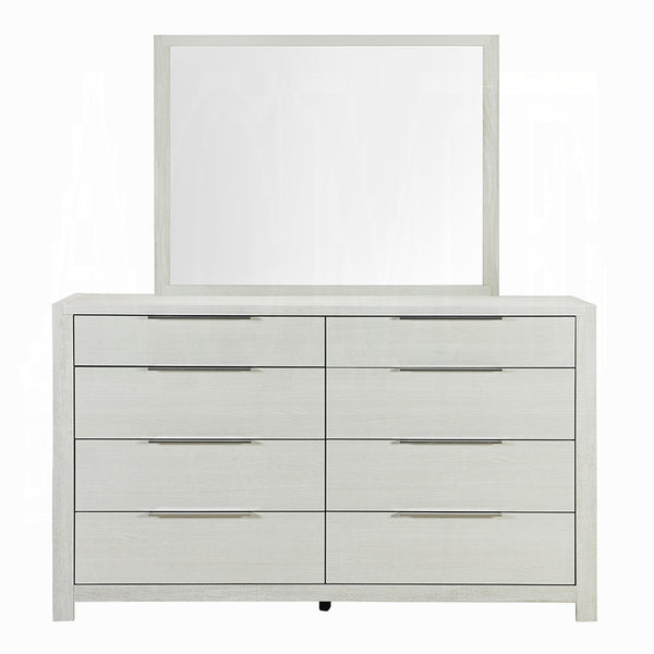 English Elm Modern Five-Drawer Storage Chest with Full-Extension Dovetail Drawers and Sleek Metal Handles, 38W Beige 67 L x 20 W x 43 H B2741P405637