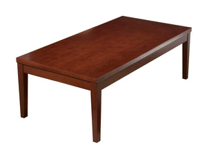OSP Home Furnishings Kenwood Rectangular Coffee Table Low Profile Contemporary Design for Living Room KEN-19-LCH