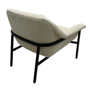 JLA Home Chapel Hill - Accent Chapel Hill Sabrina modern accent chair with plush foam, slim black steel legs, ready-assembled seating Beige CH100-0049