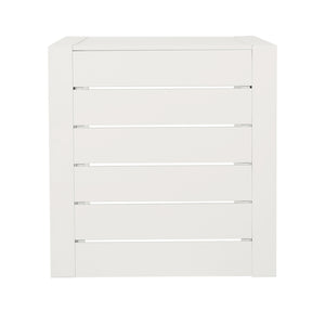 English Elm Christopher Knight Home® - CAPE C-shaped Aluminum Outdoor Side Table for Patio & Poolside — Lightweight, Weather-Resistant Design White 59990.00WHI