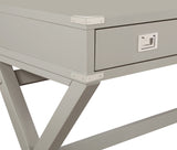 OSP Home Furnishings Wellington 46" Desk with Power Grey