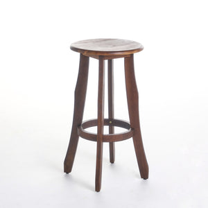 English Elm Christopher Knight Home® - PIKE Primrose Outdoor Dark Gray Acacia Wood Barstools Set of 2 — Backless, Water-Resistant, 30" High Comfort 60810.00DBRN