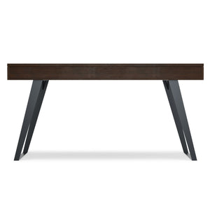 English Elm Lowry - Industrial-Style Desk In Distressed Hickory Brown With Metal Accents & Ample Storage Space B136P158878