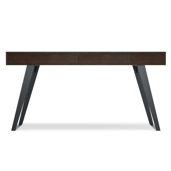 English Elm Lowry - Industrial-Style Desk In Distressed Hickory Brown With Metal Accents & Ample Storage Space B136P158878