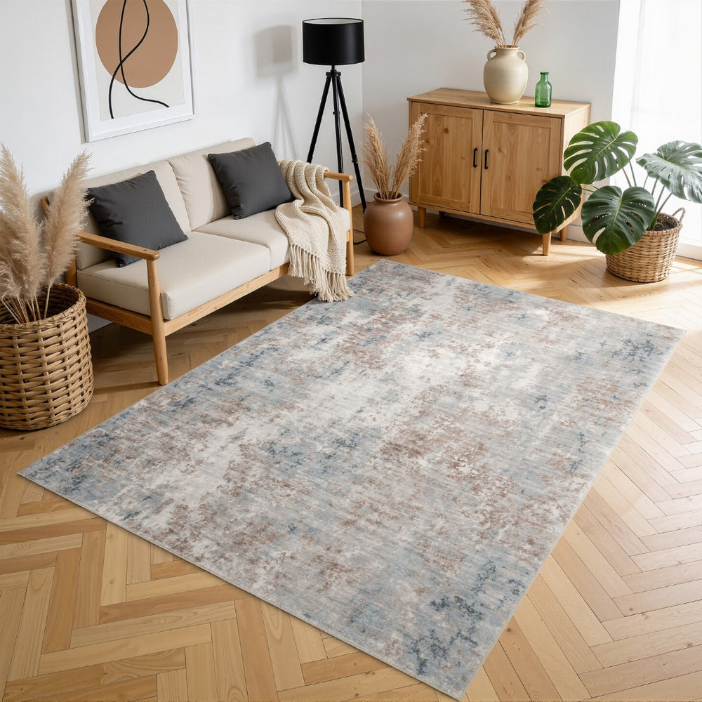 English Elm Crystal Jewel-toned Intricate Pattern Area Rug for Living Dining and Entryway Spaces B186P479422