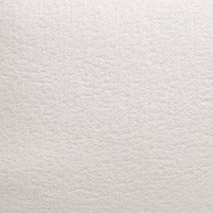 English Elm Luna Curved 4-Seater Sofa in White Teddy Velvet with Plush Cushions and Luxe Gold Base Accent B341S00007