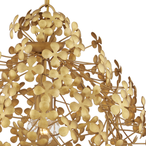 Cloverfield Gold Pendant - Elegant Shamrock-Inspired Ceiling Light Fixture for Glamorous Spaces
