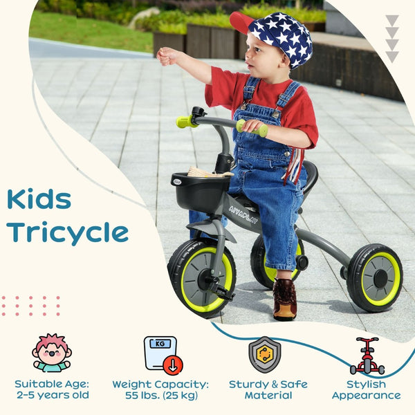 English Elm Aosom 6v Electric Toddler Atv Quad Ride on with Non-slip Grip and Durable Tires Yellow W2225P217785
