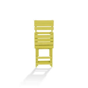English Elm Harbor Point Recycled Hdpe Outdoor Folding Bar Stool Patio Deck All Season Seating Yellow B2745P409653