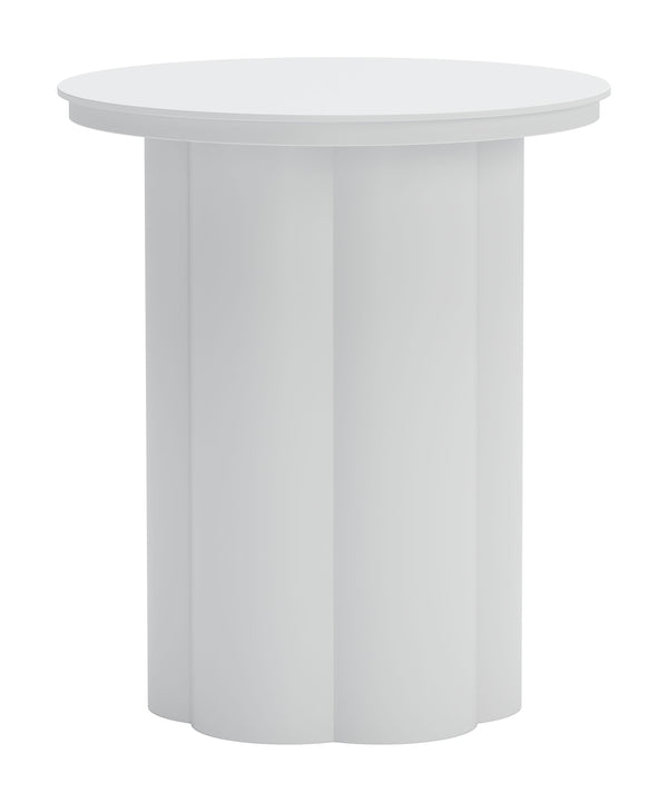 Kogur Side Table White 704021 Zuo Modern