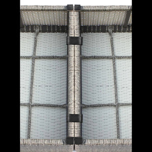 English Elm Fully Assembled 8-Piece 6-Seat All-Weather Wicker Patio Set With Cushions & Coffee Table B120S00192