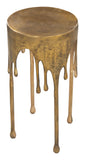 Drip Accent Table Antique Brass 110254 Zuo Modern