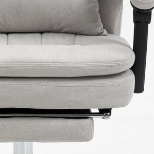 English Elm Vinsetto Microfibre Executive Massage Office Chair - Heated, Reclining, Ergonomic Support & Comfort W2225P200453-GIGA