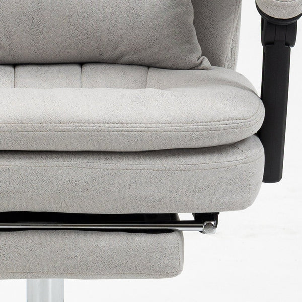 English Elm Vinsetto Microfibre Executive Massage Office Chair - Heated, Reclining, Ergonomic Support & Comfort W2225P200453-GIGA