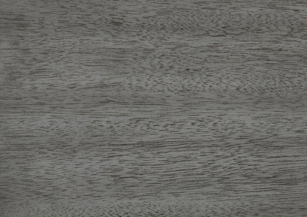 English Elm Gray Okume Veneer Six Drawer Wide Dresser with Nickel Pulls for Primary Bedroom B011P272290