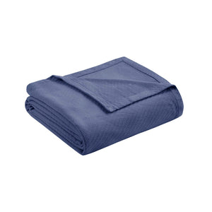 English Elm Blanket King Size Ring-spun Cotton Woven Patterned Layer for Cozy Bedroom Nights B035P294132
