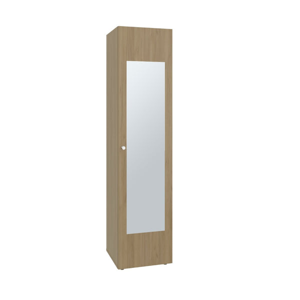English Elm Home Freestanding Tall Storage Cabinet with Mirror Door and Four Interior Shelves B070P487575