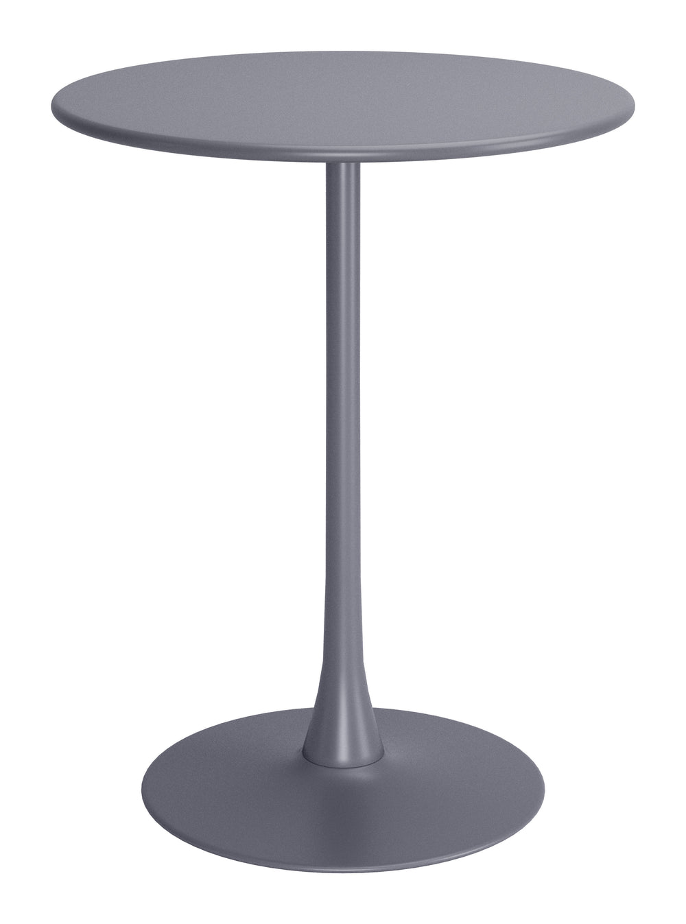 Soleil Bar Table Gray 704034 Zuo Modern
