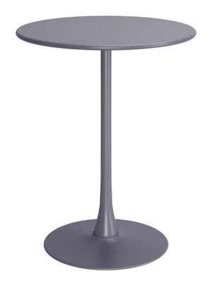 Soleil Bar Table Gray 704034 Zuo Modern