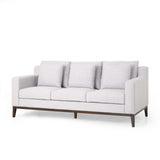 Christopher Knight Home® - Noble House - - Mirod Comfy 3-Seat Sofa With Wooden Legs, Modern For Living Room And Study