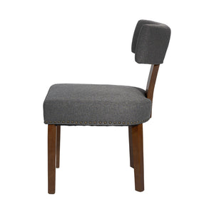English Elm French Country Barstools Solid Wood Cabriole Legs Upholstered Cushion Set of 2 W1622P411743