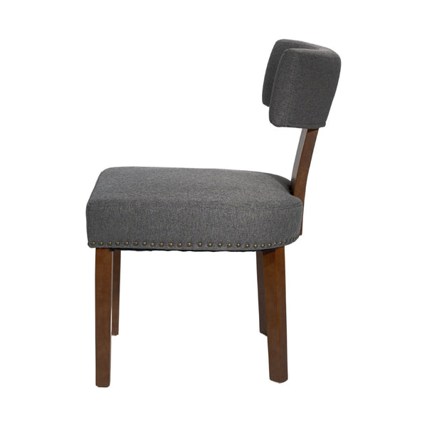 English Elm French Country Barstools Solid Wood Cabriole Legs Upholstered Cushion Set of 2 W1622P411743