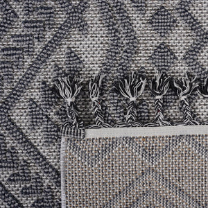 English Elm Loom & Luxe 4X6 Indoor/Outdoor Area Rug - Elegant White/Gray Design, Kid & Pet Friendly, Durable! B335P289616