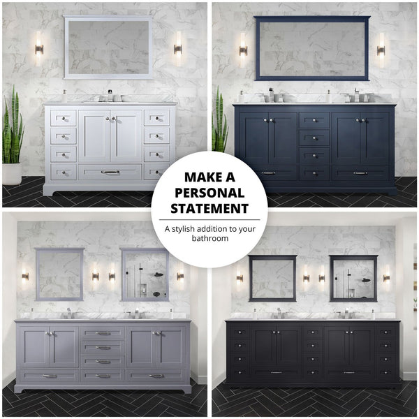 English Elm Navy Single Bath Vanity 30" W x 22" D with Cultured Marble Top, Soft-Close Drawer, Scratch-Resist B2731P258322