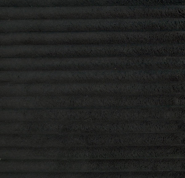 English Elm Black Corduroy Swivel Glider Recliner Chair - 360° Motion, Plush Cushioning, Sleek Black Upholstery B011P383307