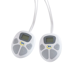 JLA Home Serta - Blanket Plush Heated Blanket with 10-Heat Settings, Auto Timer, Machine Washable & 5-Year Warranty Ivory ST54-0087