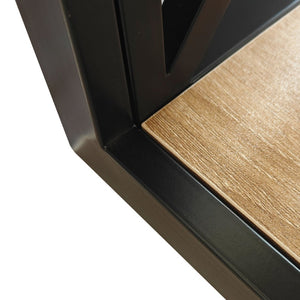 English Elm Set Of 2 Modern End Tables With Drawer - Industrial Style Nightstands For Stylish Storage & Decor W241P246921-GIGA