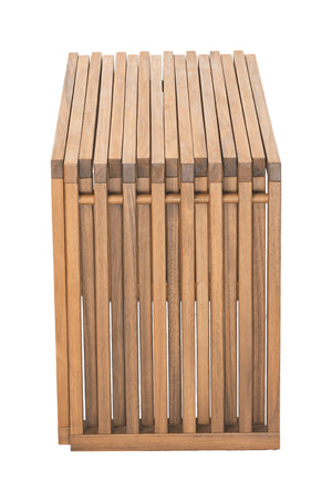 Zuo Modern Riviera Extendable Bench Set Of 2 - Stylish Acacia Wood Design For Outdoor And Indoor Living Spaces Natural Solid Acacia Wood 704156-zuo-modern