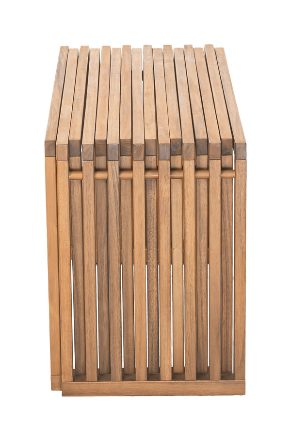 Zuo Modern Riviera Extendable Bench Set Of 2 - Stylish Acacia Wood Design For Outdoor And Indoor Living Spaces Natural Solid Acacia Wood 704156-zuo-modern