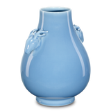 Sky Blue Deer Handles Vase