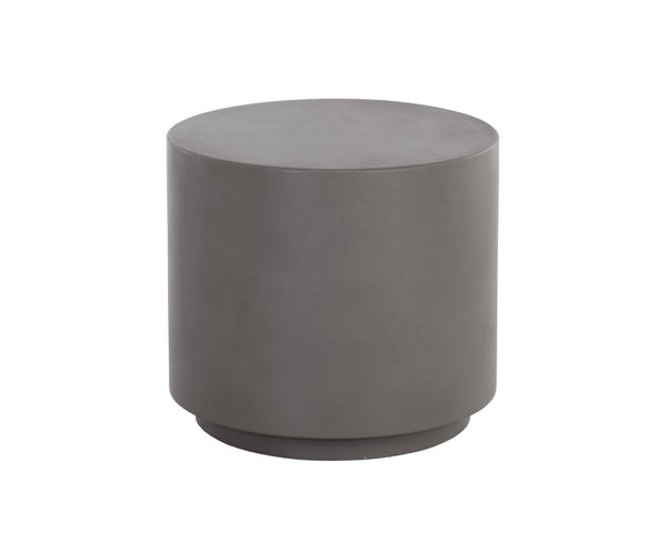 Sunpan RUBIN End Table - Stylish Grey Accent Table for Modern Living Rooms, Bedrooms, and Small Spaces 109593