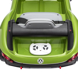 English Elm 12v Licensed Volkswagen Beetle Ride on Car with Remote Control and Suspension for Kids Green W1578P418186