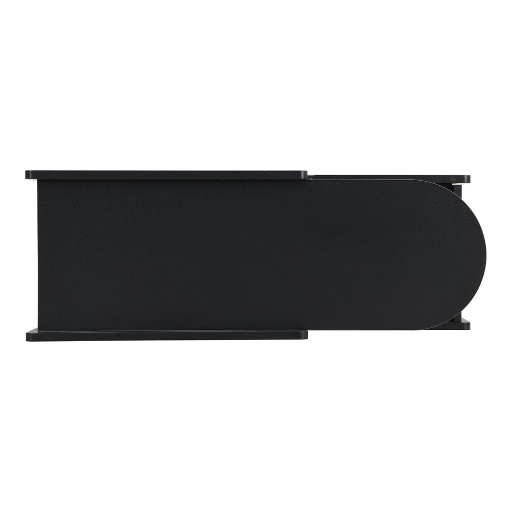 English Elm On-Trend Mobile End Table With Lockable Wheels, Cream Nightstand With Storage For Living Spaces N721P191983B-GIGA