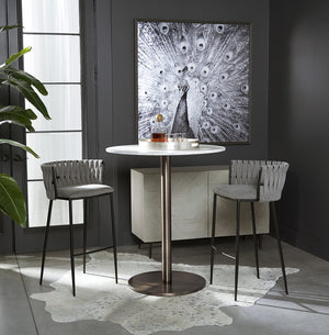 Sunpan COURTSHIP - 48" Charcoal Framed Peacock Art - Luxe Vintage Elegance for Living Spaces & Offices A0261