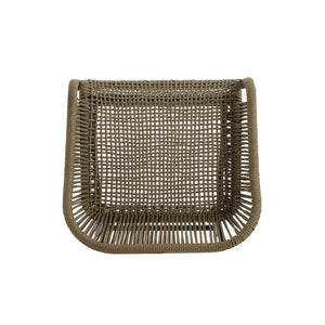 English Elm Christopher Knight Home® - La La Push outdoor rope bar stool set of 2 — brown woven polyester seat with rust‑resistant black iron frame Black+Brown N775P176900L