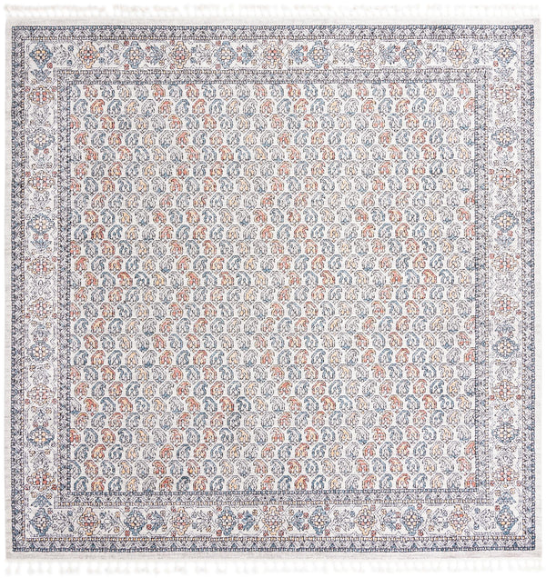 Unique Loom Aramis Solal Machine Made Tribal Rug Multi, Black/Brown/Light Blue/Olive/Rust Red 12' 0" x 12' 2"